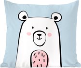 Sierkussen - Ours Animal - Multicolore - 40 Cm X 40 Cm