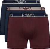 Emporio Armani 3- pack Heren Boxers - Marine/Caffe - Maat XL