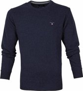 Gant Lamswol Trui Marine Blauw - maat M