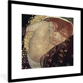 Fotolijst incl. Poster - Danaë - Gustav Klimt - 40x40 cm - Posterlijst