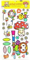 wandstickers junior 24 stuks