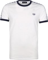Fred Perry T-Shirt Wit M6347 - maat M