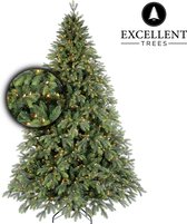 Kerstboom Excellent Trees® Led Kalmar 150 cm met verlichting - Luxe uitvoering - 210 Lampjes