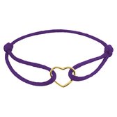 Armband Satijn Hart