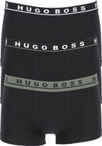 HUGO BOSS trunk (3-pack) - zwart met gekleurde tailleband -  Maat: XXL