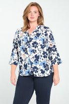 Paprika Dames Tuniek met bloemenprint - Outdoorblouse - Maat 52