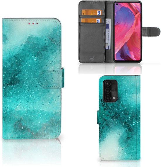Coque Livre (flip) Pour Oppo A54 5G, A74 5G, A93 5G - Bleu - TPU - Neuf - Marque MTB