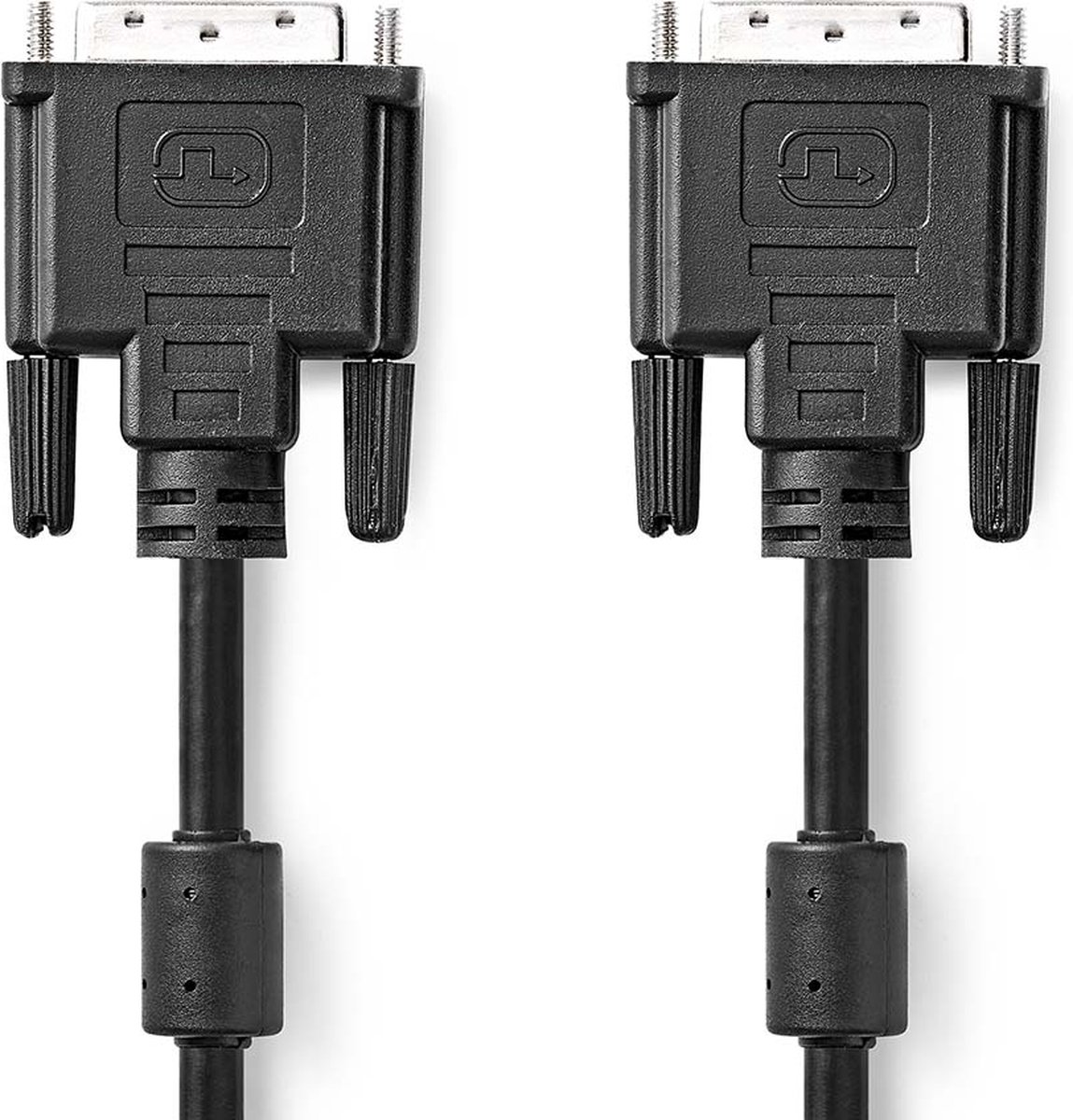 DVI-kabel | DVI-D 24+1-pins male | DVI-D 24+1-pins male | 3,0 m | Zwart