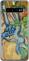 Geschikt voor Samsung Galaxy S10 hoesje - Boomwortels - Vincent van Gogh - Siliconen Telefoonhoesje