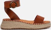 Ann Rocks Sandalen cognac - Maat 41