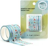 Oceaan print geur washi tape | 10mm - 4.5m / 20mm - 4.5m