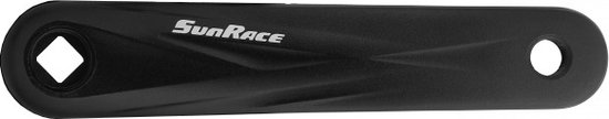 Pédalier Triple SunRace FCM914 9 Vitesses 44/32/22T - Bras 175mm Noir