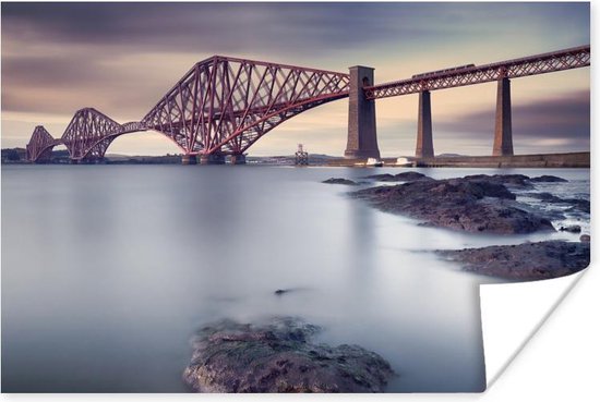 Poster Forth Bridge in Schotland - 90x60 cm