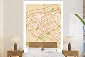 Behang - Fotobehang Kaart - Zeist - Vintage - Breedte 200 cm x hoogte 300 cm