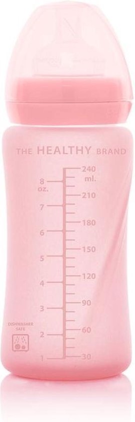  - Everyday Baby - Fles glas 240ml - Roze