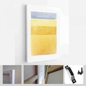 Set van abstracte handgeschilderde illustraties voor wanddecoratie, briefkaart, Social Media Banner, Brochure Cover Design achtergrond - moderne kunst Canvas - verticaal - 18625058