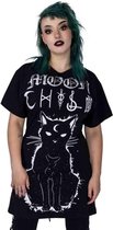 Heartless Lange top -XL- MOON KITTY Zwart