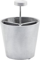 Storage Mono Opbergbakje - Brushed Silver