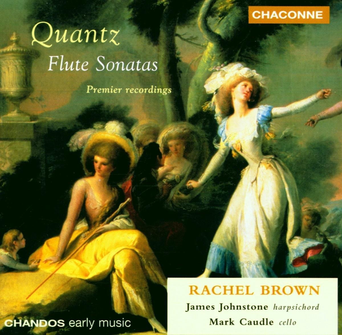 James Johnstone, Mark Caudle, Rachel Brown - Quantz: Flute Sonatas (CD) - James Johnstone, Mark Caudle, Rachel Brown