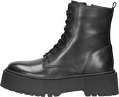 SUB55 Dames veterschoenen Veterschoenen Hoog - zwart - Maat 36