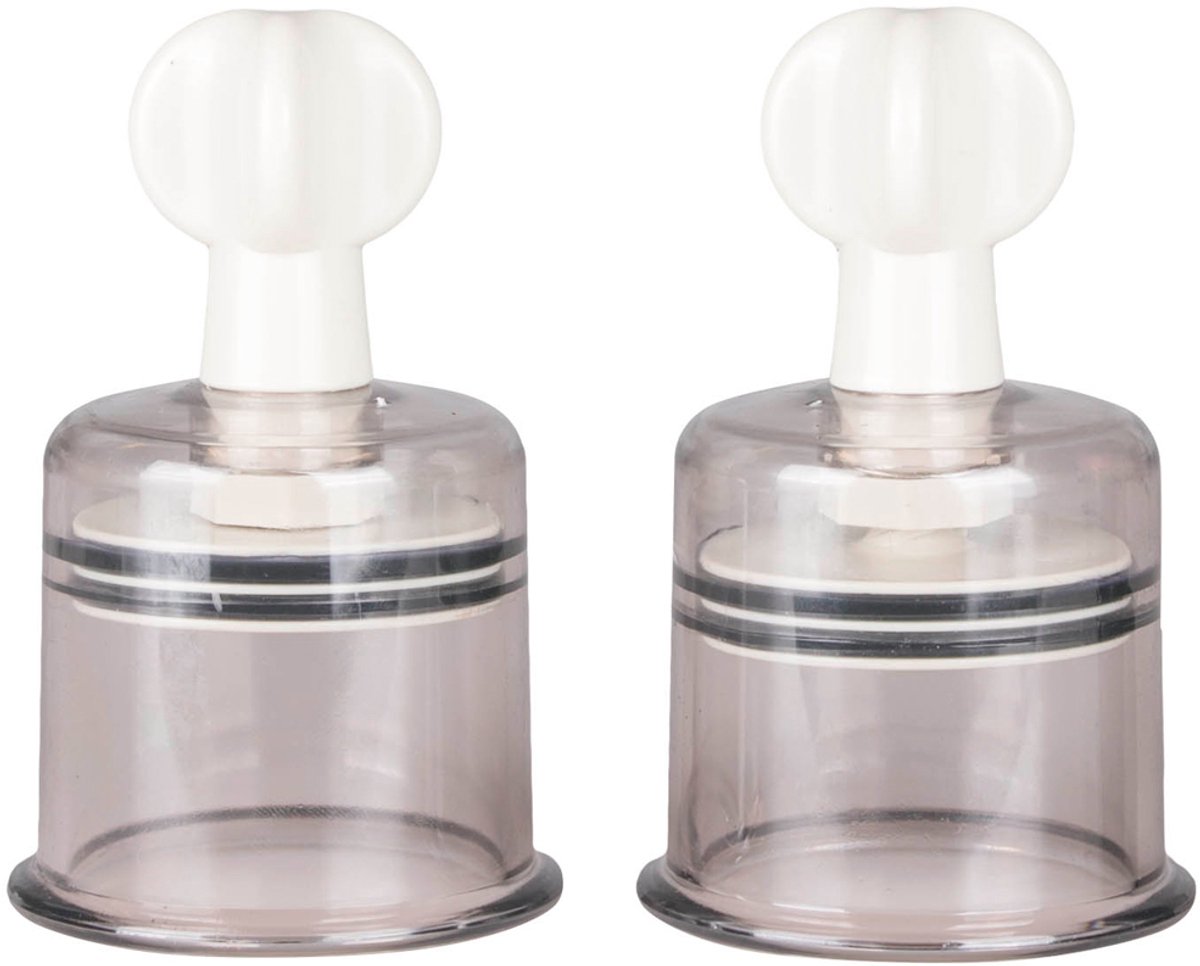 Goedkoopste EasyToys - Tepelzuigers Groot - Tepelzuigers Set voor Mannen en Vrouwen - BDSM - Sex Toys voor Vrouwen - Seksspeeltjes - Clitoris Stimulator - 2 stuks - Transparant