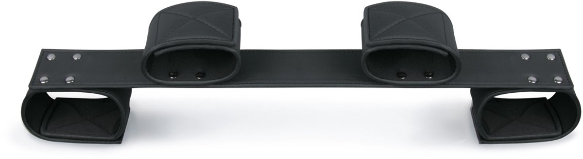 Goedkoopste EasyToys - Bondage Bar - Wrist and Ankle Cuffs - Handboeien en Enkelboeien - Duurzaam - Bondage Set - BDSM Set - BDSM Toys - Rollenspel Erotiek - Erotisch Spel - Sex Toys voor Vrouwen en Mannen - Zwart