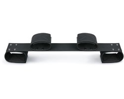 EasyToys - Bondage Bar - Wrist and Ankle Cuffs - Handboeien en Enkelboeien - Duurzaam - Bondage Set - BDSM Set - BDSM Toys - Rollenspel Erotiek - Erotisch Spel - Sex Toys voor Vrouwen en Mannen - Zwart