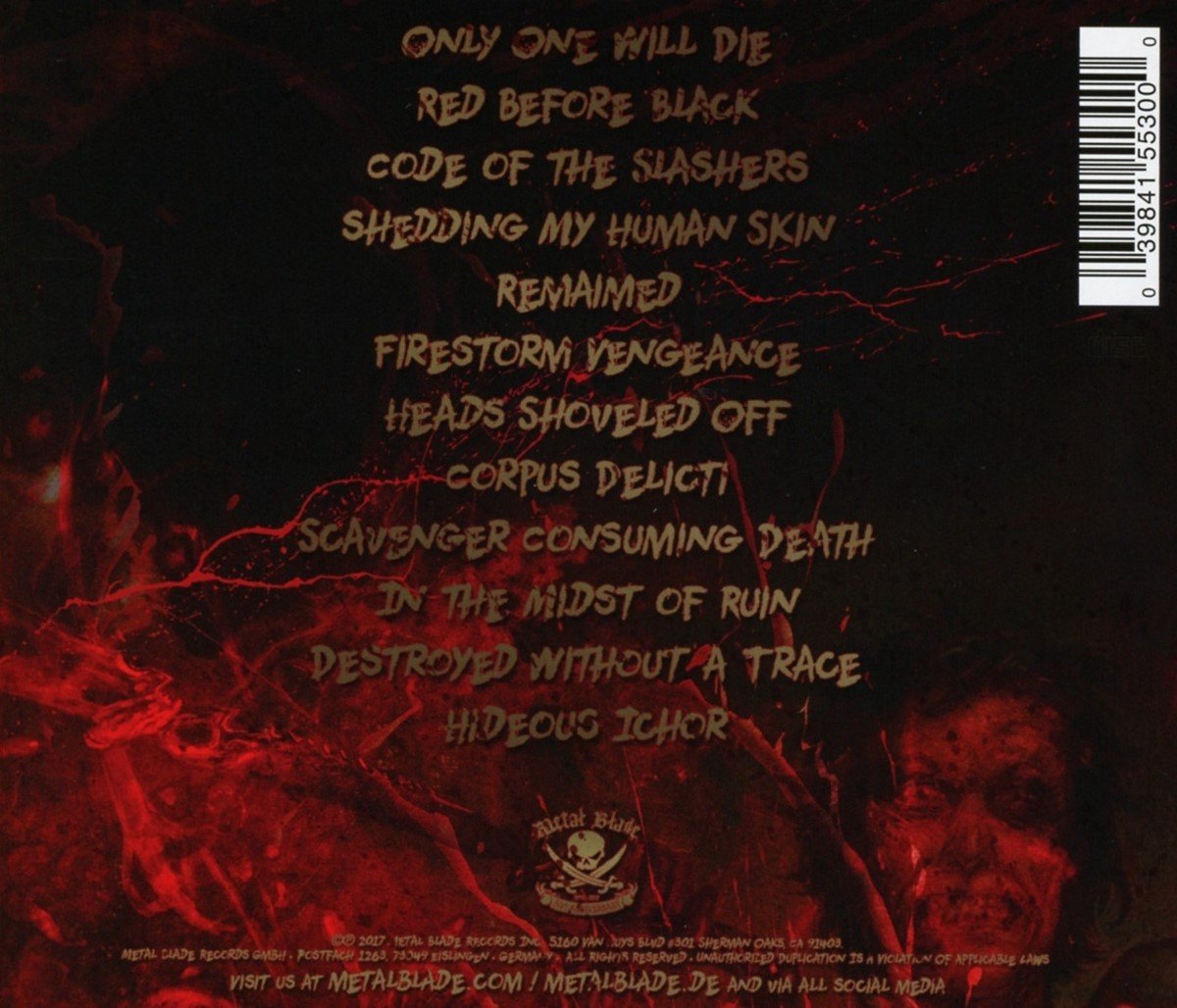 Cannibal Corpse Red Before Black (CD), Cannibal Corpse CD (album) Muziek