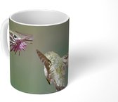 Mok - Kolibrie - Bloem - Oranje - 350 ML - Beker