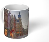 Mok - Koffiemok - Amsterdamse architectuur in de Leidsestraat - Mokken - 350 ML - Beker - Koffiemokken - Theemok