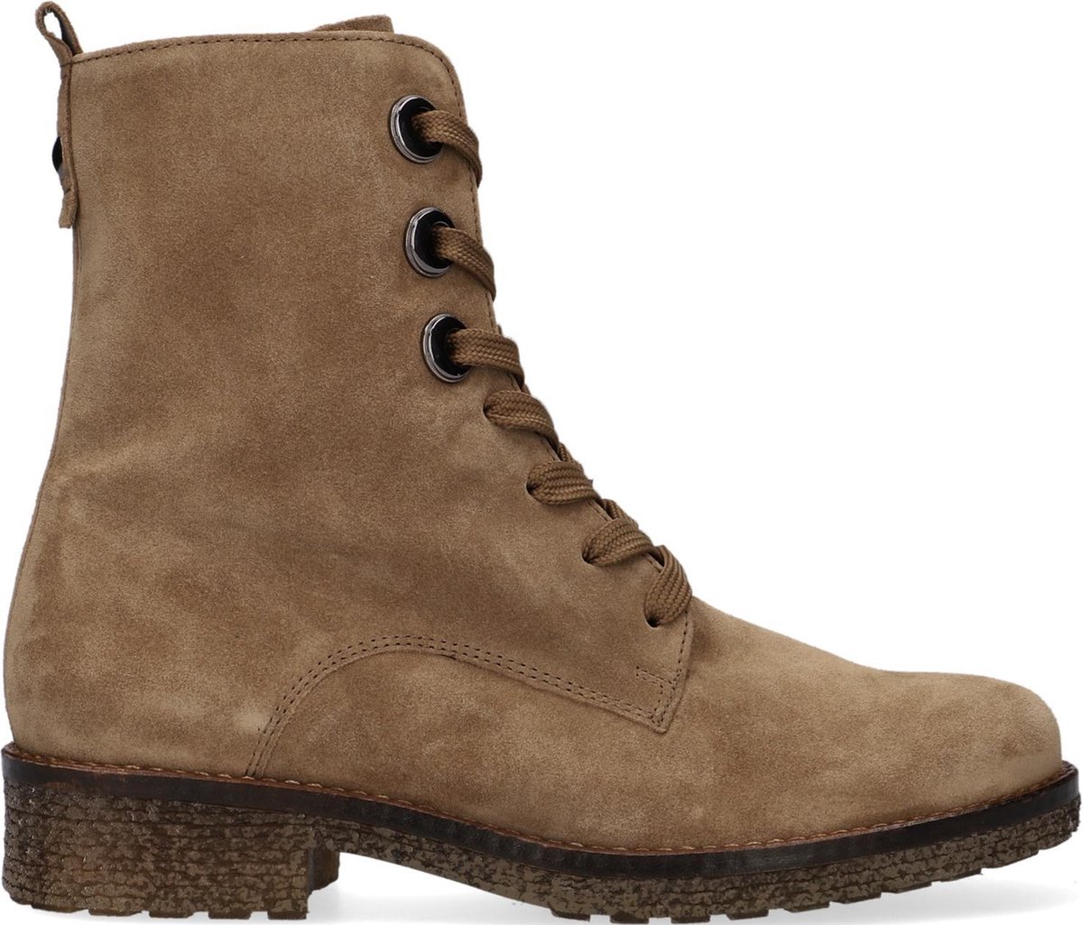 Gabor 705 Veterboots Laarzen Met Veters Dames Camel Maat