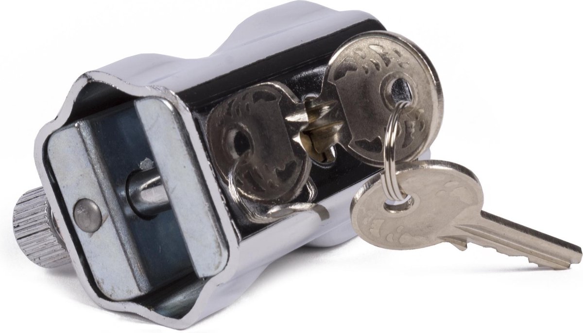 Stahlex hangslot - 2-zijdig te openen - 8 mm - voor fietsen en scooters