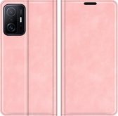 Cazy Xiaomi 11T / 11T Pro Hoesje - Portemonnee Book Case - Kunstleer - Roze