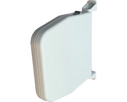 Selve Bandopwinder voor voorzetrolluik - bandoproller 5 meter - Lint oproller - Opbouw - Wit Plastiek Rolluik Oproller - Lintoproller - Opbouwrolluik oproller - Lintopwinder Openklapbaar