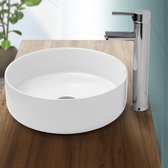 Lavabo 355x120 mm céramique Wit rond