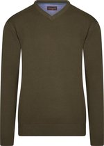 Cappuccino Italia - Heren Sweaters Pullover Army - Groen - Maat S