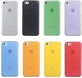 Tikawi Lot 8 Cases voor Iphone 11 Pro (5.8 ') [Transparant - Zwart - Blauw - Roze - Rood - Oranje - Groen - Geel] [Fijn 0.3mm]