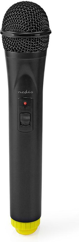 Draadloze Microfoonset | 20 Kanalen | 1 Microfoon | Cardiode | 70 Hz 13 Khz 1000 Ohm 95 Db Volumebediening Zwart Draadloze Microfoonset | 20 Kanalen | 1 Microfoon | Cardiode | 70 Hz 13 Khz 1000 Ohm 95 Db Volumebediening Zwart