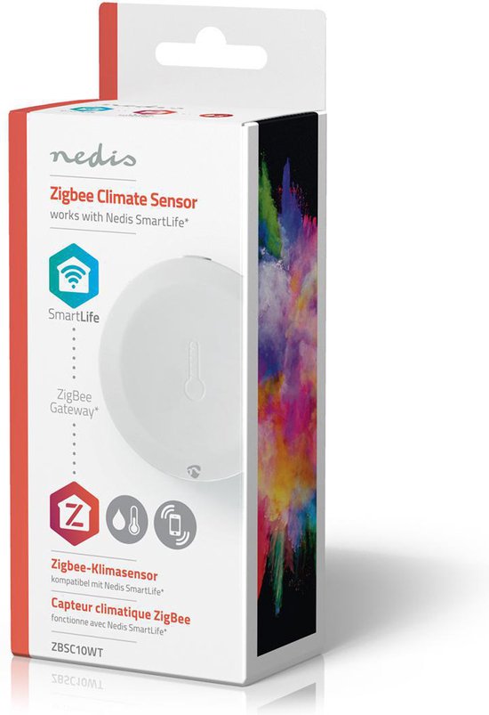 SmartLife Klimaatsensor | Zigbee 3.0 | Batterij Gevoed