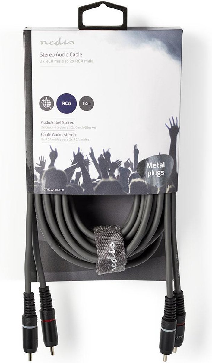 NEDIS CATB24200GY10 Stereo-Audiokabel