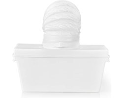 Nedis Condensopvangbak - Geschikt voor: Wasdrogers - 5 l - 1.50 m - 105 mm - Wit