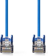 Nedis CAT5e Netwerkkabel - SF/UTP - RJ45 Male - RJ45 Male - 0.50 m - Rond - PVC - Blauw - Envelop