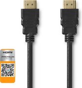 Premium High Speed ​​HDMI™-Kabel met Ethernet | HDMI™ Connector | HDMI™ Connector | 4K@60Hz | 18 Gbps | 5.00 m | Rond | PVC | Zwart | Blister