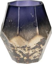Kandelaars - theelichthouder glas 10cm - multi - 10
