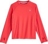 Coolibar - UV Sportshirt voor kinderen - Longsleeve - Agility - Roze - maat M (122-134cm)