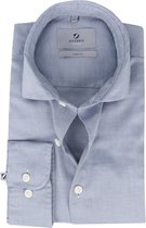 Suitable - Prestige Overhemd Funi Blauw - 40 - Heren - Slim-fit