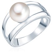 Valero Pearls Parel ring Sterling zilver Gekweekte zoetwaterparels wit