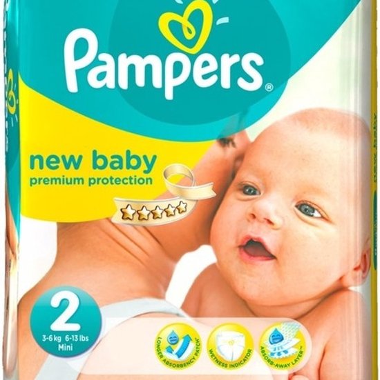 Vrouw betaling Naar boven Pampers New Baby luiers - Maat 2 - 204 stuks | bol.com