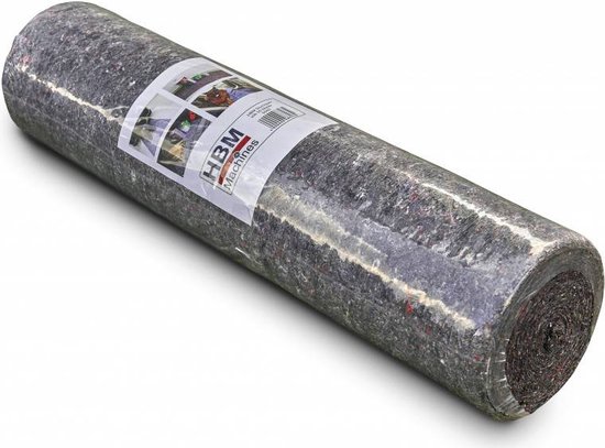 HBM Stucloper vilt, vloerbescherming 10 meter x 1 meter Breed