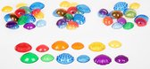 TickiT - Doorzichtig gekleurde sensorische schelpen (108 stuks)